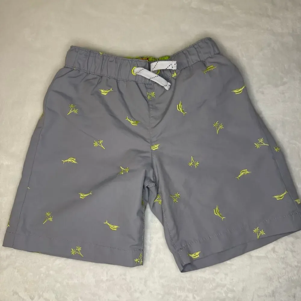 Tommy Bahama Boys Gray Swim Shorts Size 7